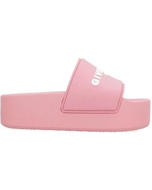Givenchy Badslippers Met Plateauzool - Roze