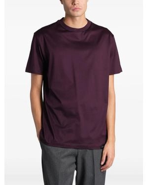 Low Brand B213 Logo-Patch T-Shirt - Purple
