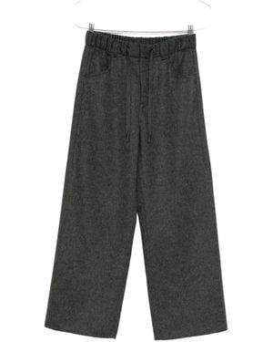 Brunello Cucinelli Drawstring-Waistband Pants - Grey