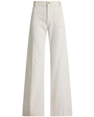 Polo Ralph Lauren Denim Beaton Trousers - White