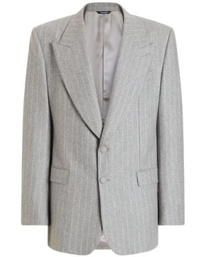 Dolce & Gabbana Martini Single-Breasted Jacket - Grey