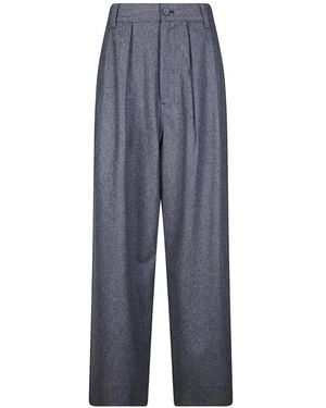 Sofie D'Hoore Darted Wool Pants - Blue