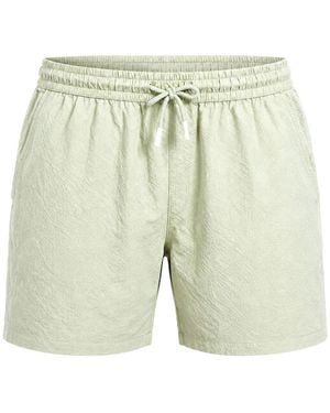 04651 Handelsgesellschaft MBH & Co. KG Seersucker Swim Shorts - White