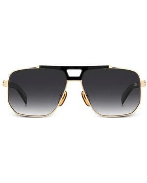 David Beckham Browline Sunglasses - Black