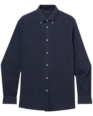 Brooks Brothers Chemise À Logo Brodé - Blue