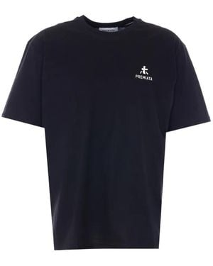 Premiata Logo-Print T-Shirt - Blue