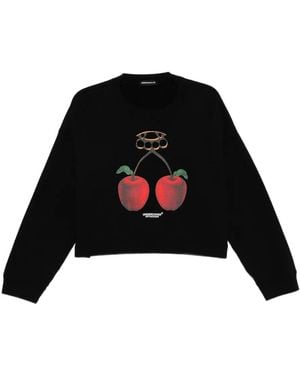 Undercover Cotton Fleece Sweatshirt - Black