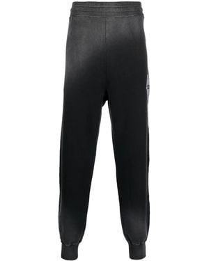 A_COLD_WALL* Logo-Print Gradient-Effect Track Trousers - Black
