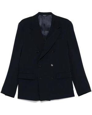 Dolce & Gabbana Double-Breasted Blazer - Blue
