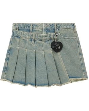 Musium Div. Frayed Shorts - Green