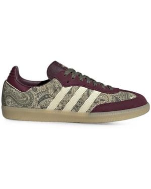 adidas X Liberty London Samba Og Paisley-Print Sneakers - Brown