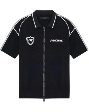 Amiri Chemise À Fermeture Zippée - Black