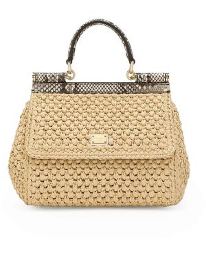 Dolce & Gabbana Sicily ショルダーバッグ M - メタリック