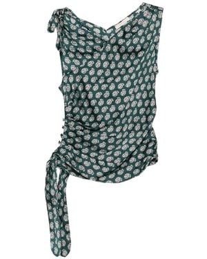 Doen Janille Paisley-Print Top - Blue