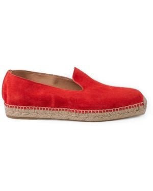 LES HÉRITIERS Espadrilles Futadera En Daim - Rouge