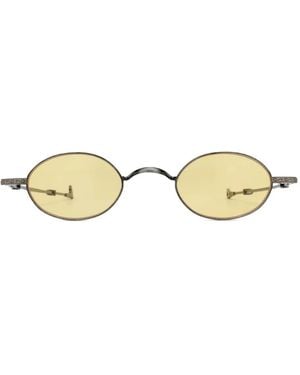 Eyepetizer Gafas De Sol Dickey L.E. Con Montura Redonda - Metálico