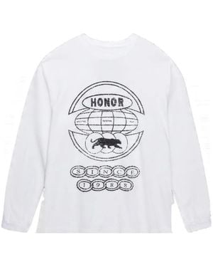 Honor The Gift Global Logo-Print T-Shirt - White