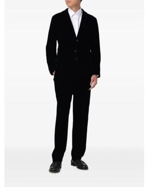 Giorgio Armani Velvet Trousers - Black