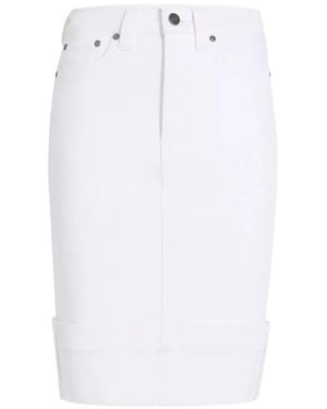 KHAITE Kendra Skirt - White