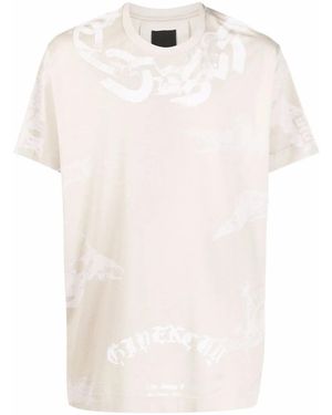 Givenchy Camiseta Con Estampado De Cadena Y Logo - Multicolor