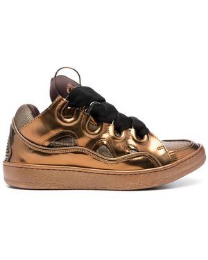 Lanvin Curb Sneakers - Brown