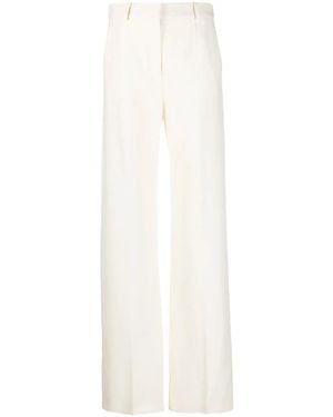 Stella McCartney Straight-Leg Wool Pants - White