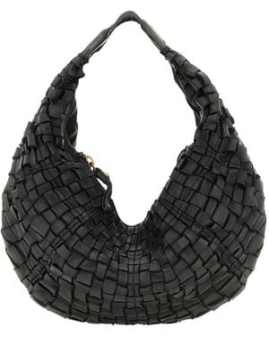 Campomaggi Edera Leather Shoulder Bag - Black