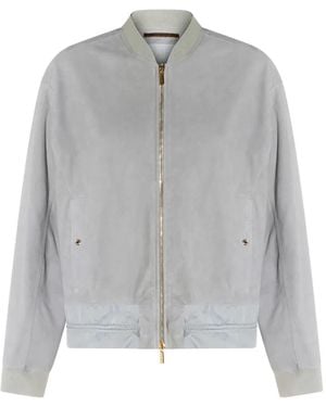 Moorer Veste À Fermeture Zippée - Gray