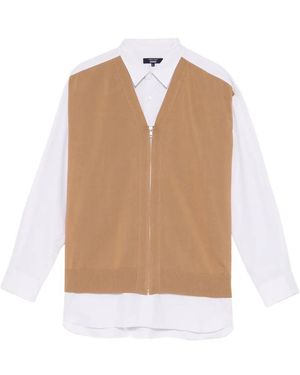 Comme des Garçons Layered Shirt - Natural