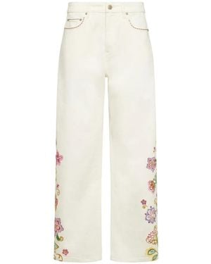 Cinq À Sept Vaqueros Jardin Boheme Hayden - Blanco