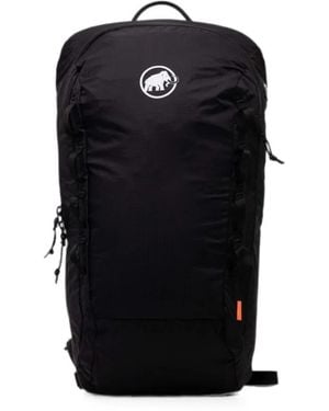 Mammut Neon Light Logo-Print Backpack - Black
