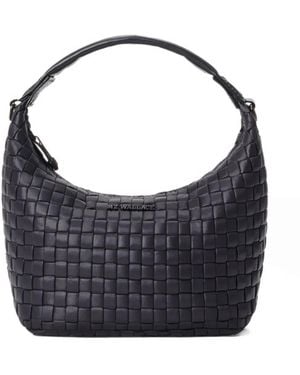 MZ Wallace Bolso Shopper Mini Con Diseño Tejido - Azul