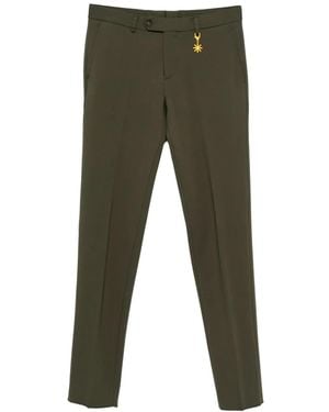 Manuel Ritz Charm-Detail Pants - Green