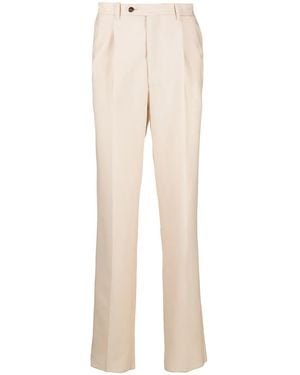 Bally Pressed-Crease Tailored Pants - Natural