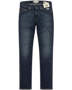 Roy Rogers Whiskering-Effect Jeans - Blue