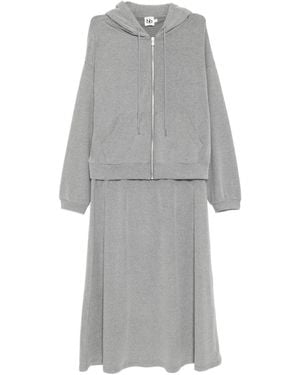 B+ AB Ensemble Jupe-Hoodie À Fermeture Zippée - Grey