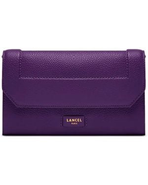 Lancel Bolso Ninon Mini De Piel Granulada - Morado