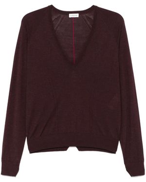 Lanvin ポインテールトリム セーター - パープル