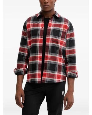Mammut Check-Pattern Shirt - Red