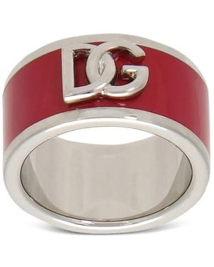 Dolce & Gabbana Armband Met Logoplakkaat - Roze