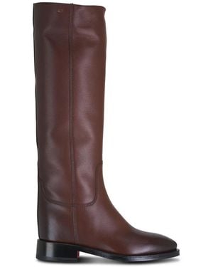 Santoni レザー ブーツ - ブラウン