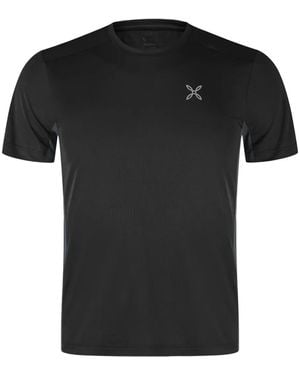 Montura T-Shirt mit Logo-Print - Schwarz