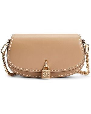 Michael Kors Mia Cross Body Bag - Natural