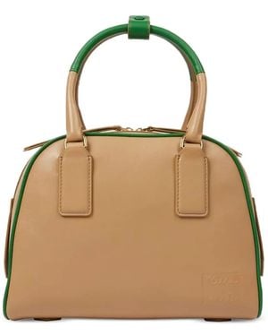 Paul Smith Tasche Aus Leder Mit Kontrastbesatz - Mettallic