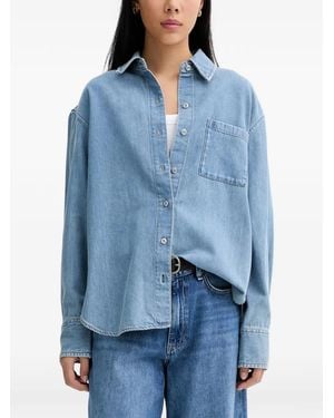 Rag & Bone Chemise À Poche Plaquée - Blue
