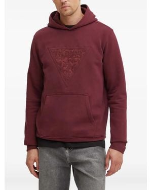 Guess Hoodie Met Borduurwerk - Rood