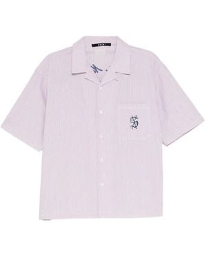 Ksubi Camisa Con Logo Bordado - Rosa