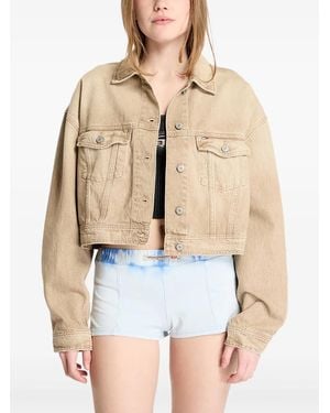 Tommy Hilfiger クロップドジャケット - ホワイト