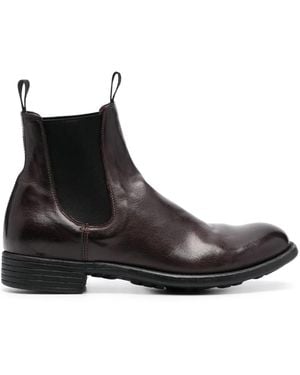 Officine Creative Calixte 004 Leather Ankle Boots - Black
