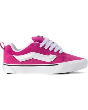 Vans Knu Skool "Neon" Sneakers - Pink